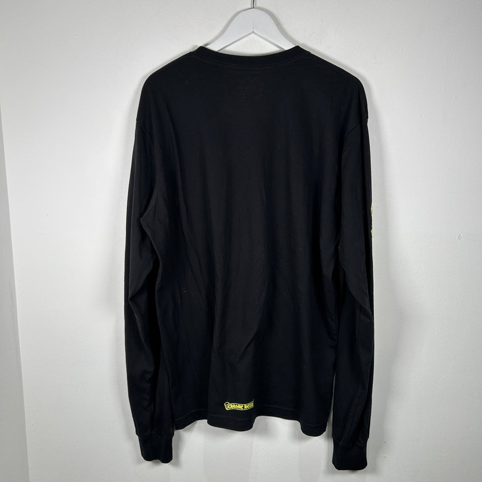 Chrome Hearts Yellow Spell Out Longsleeve Size XL