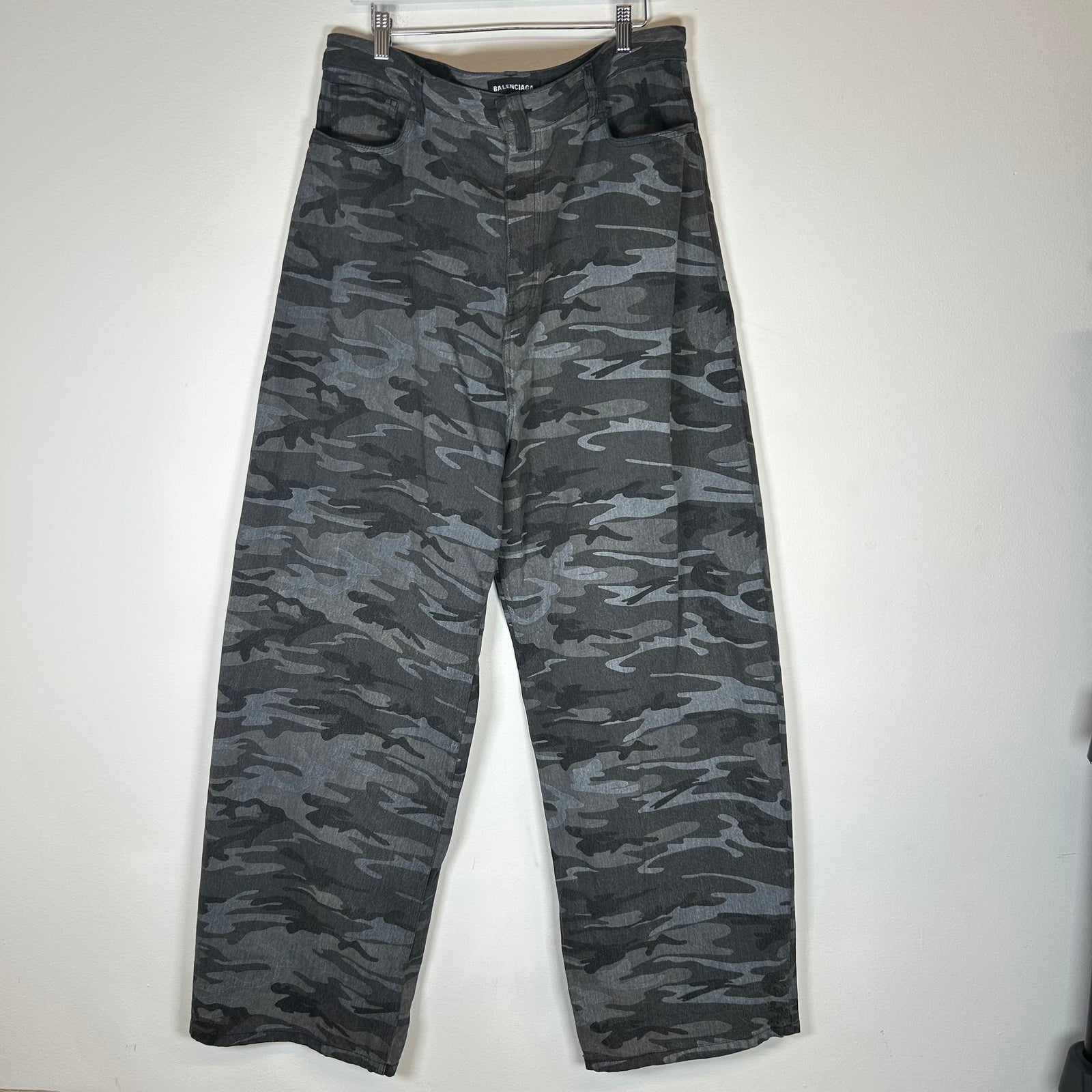 Balenciaga Dark Camo Jeans Size 36