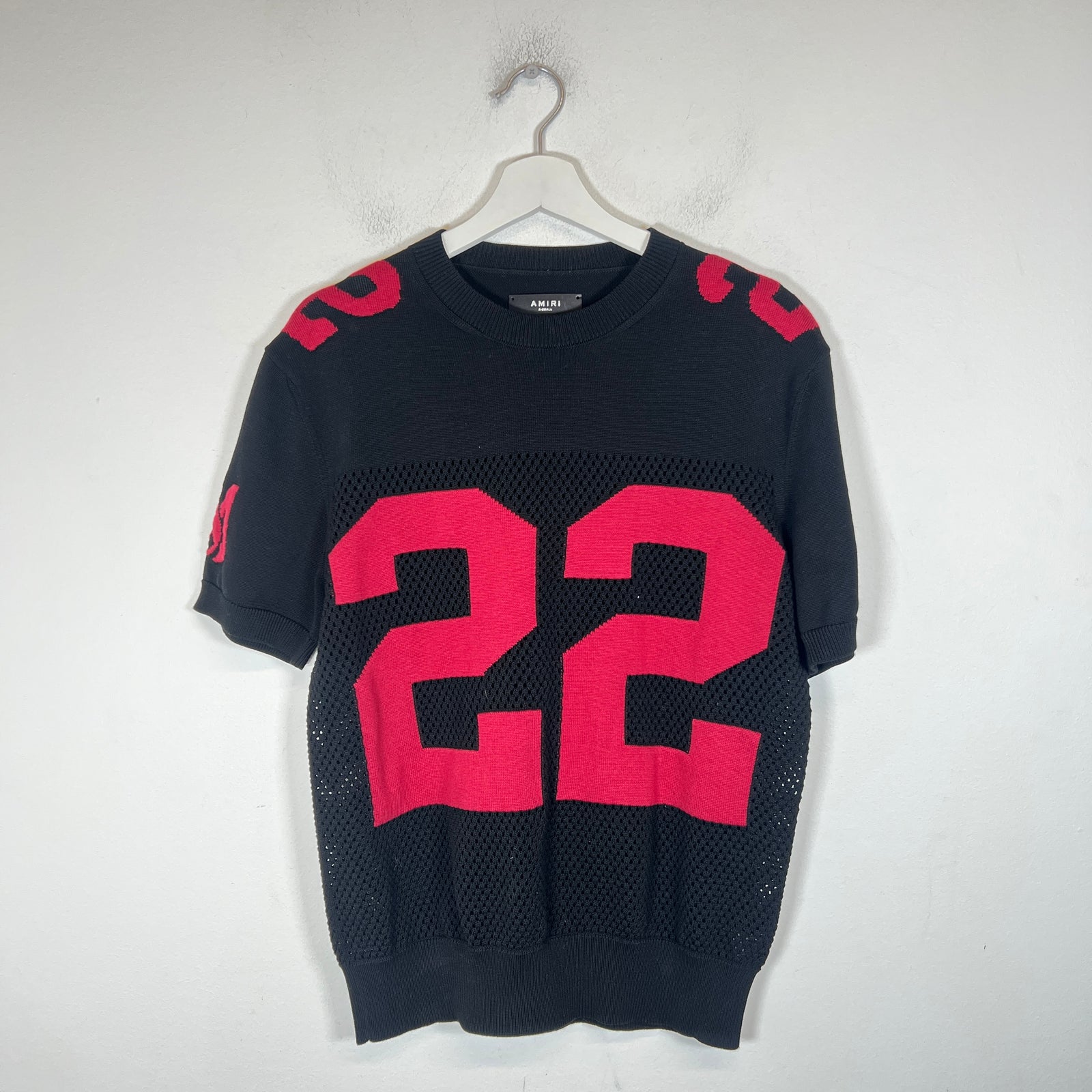 Amiri 22 Intarisia Mesh T-Shirt Size XS