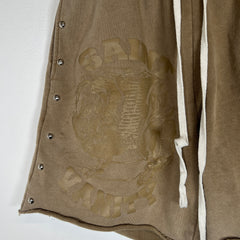 Saint Vanity Tan Studded Shorts Size L