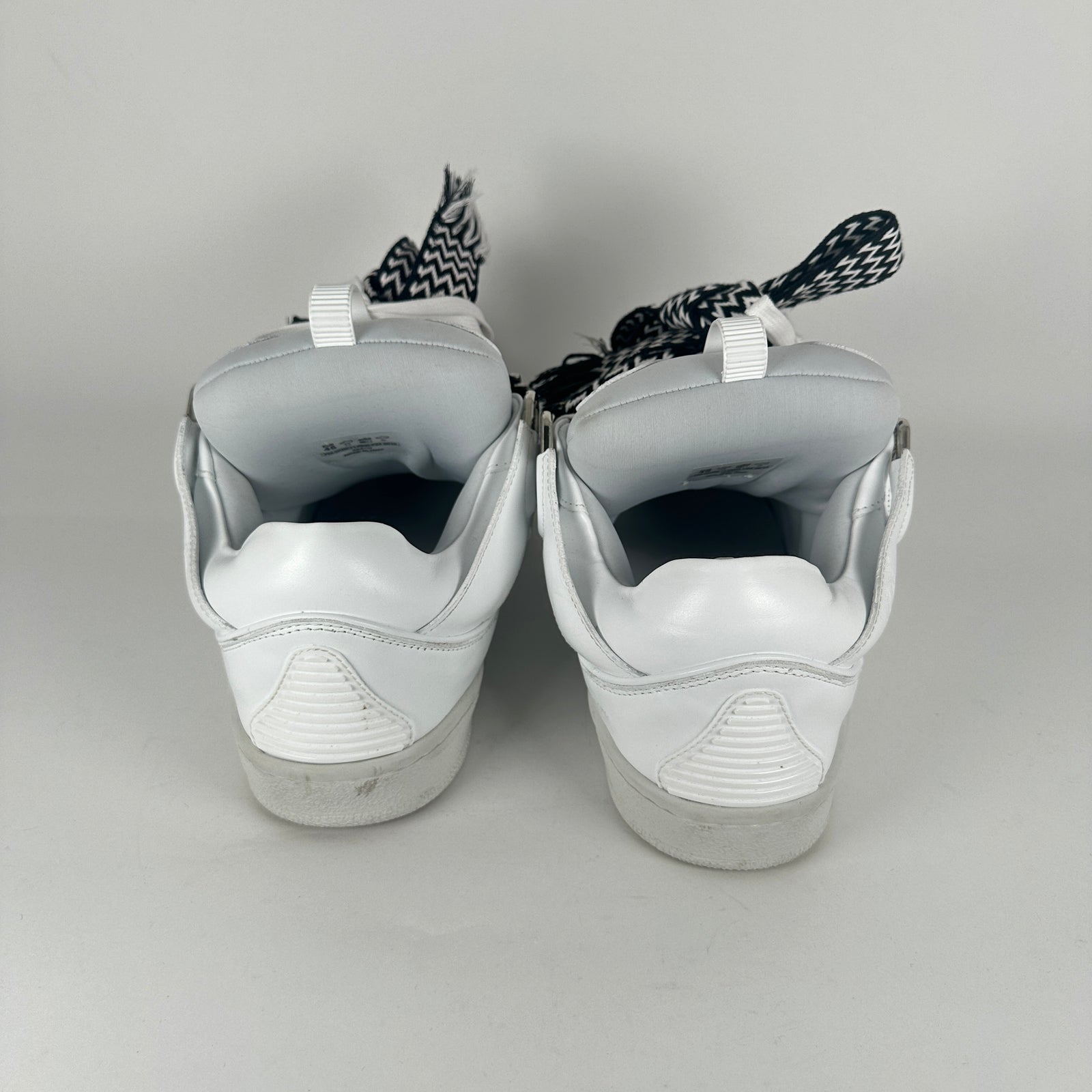 Lanvin x Future White Leather Curb Sneaker Size 12
