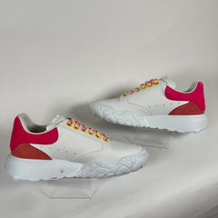 Alexander Mcqueen New Court Sneaker W/Pink Size 41