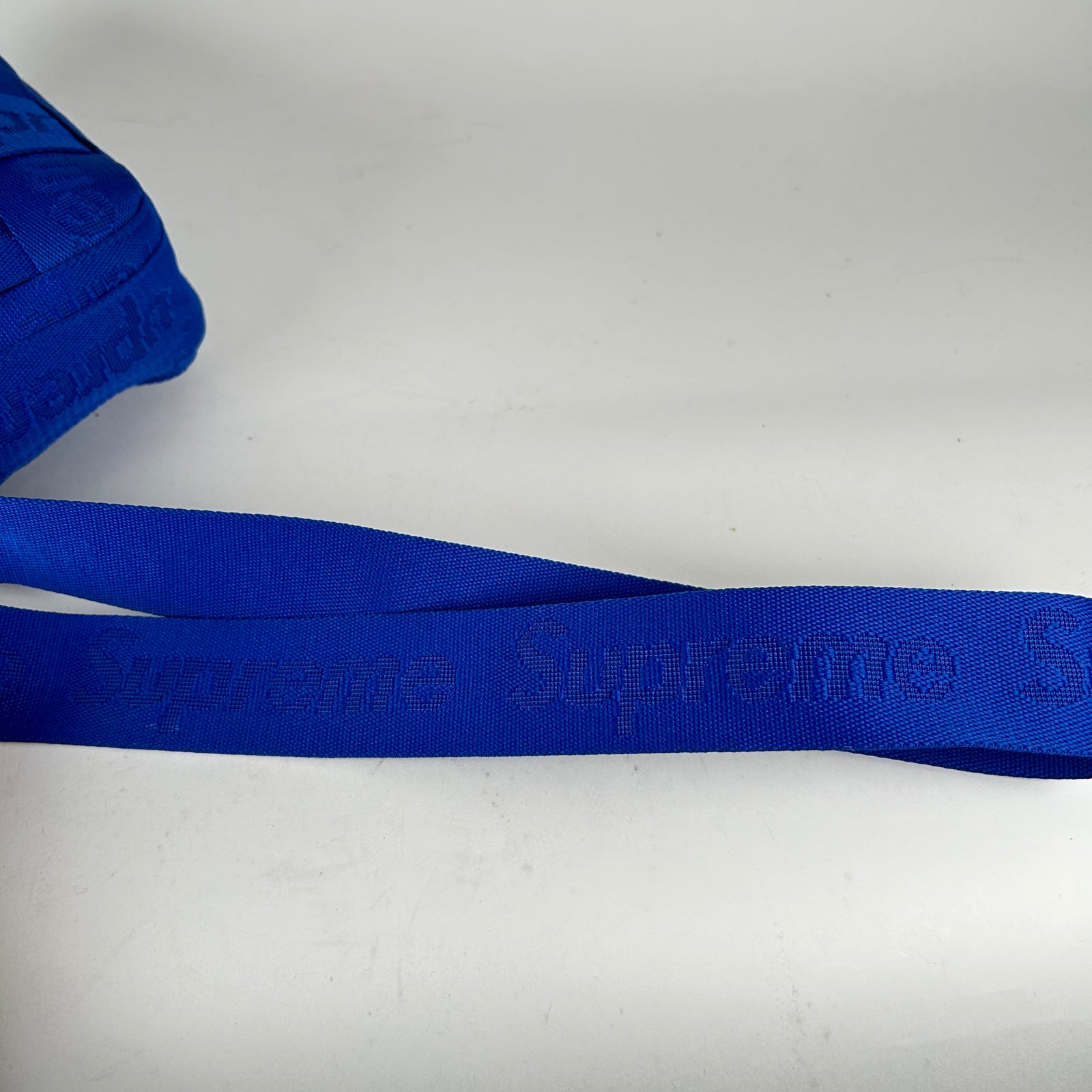 Supreme Blue Canvas Side Bag