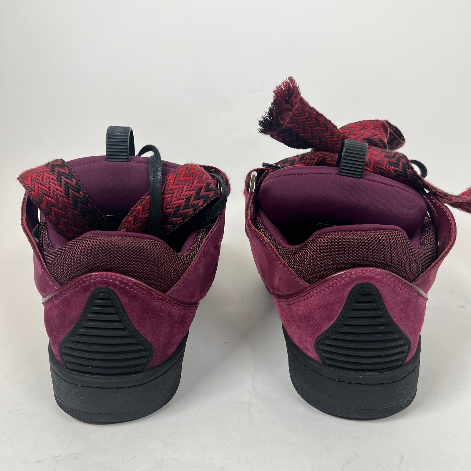 Lanvin Burgundy Curb Sneaker Size 41