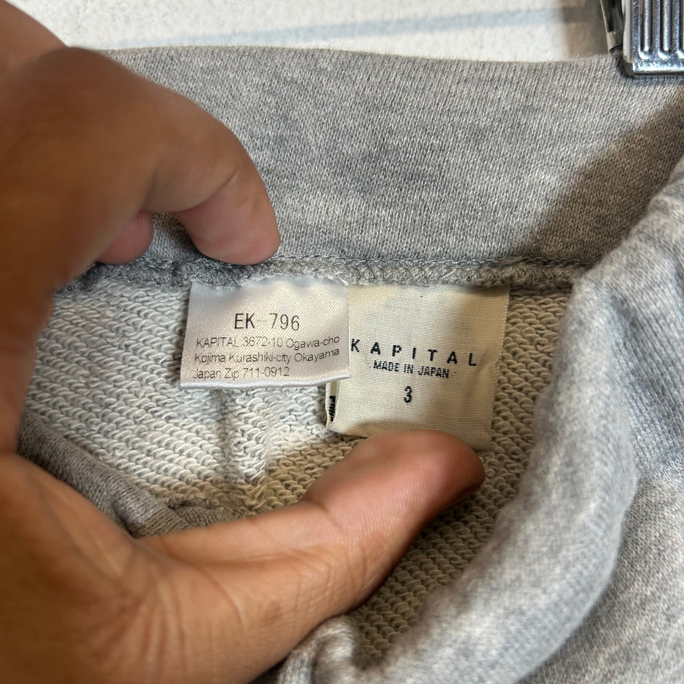 Kapital Grey Smiley Sweatpants Size 3