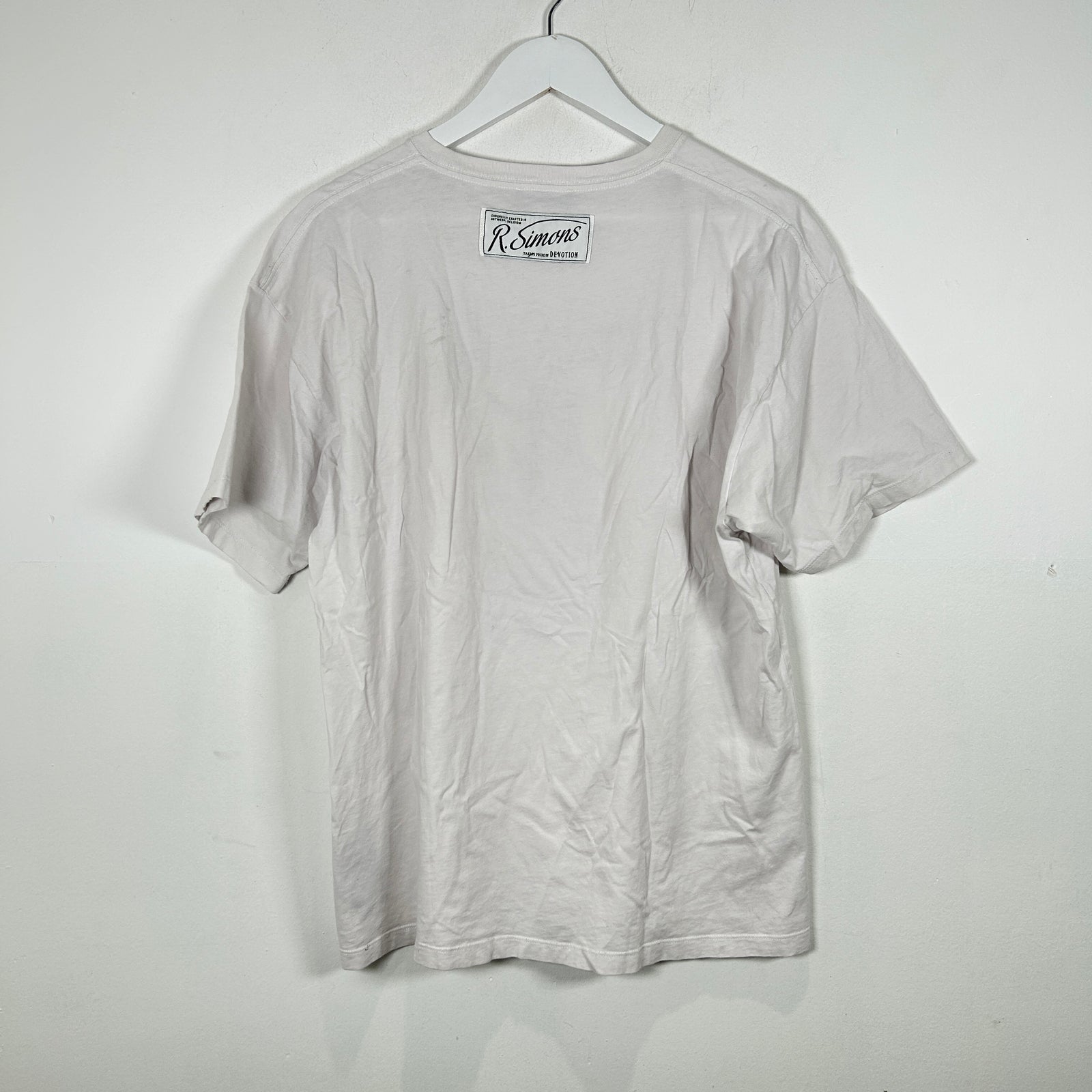 Raf Simons 'Ataraxia' Metal Logo T-Shirt Size S