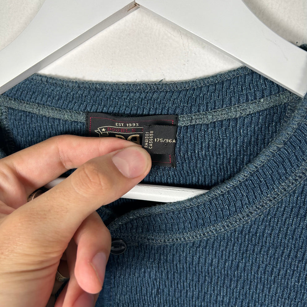 RRL Navy Thermal Shirt Size M