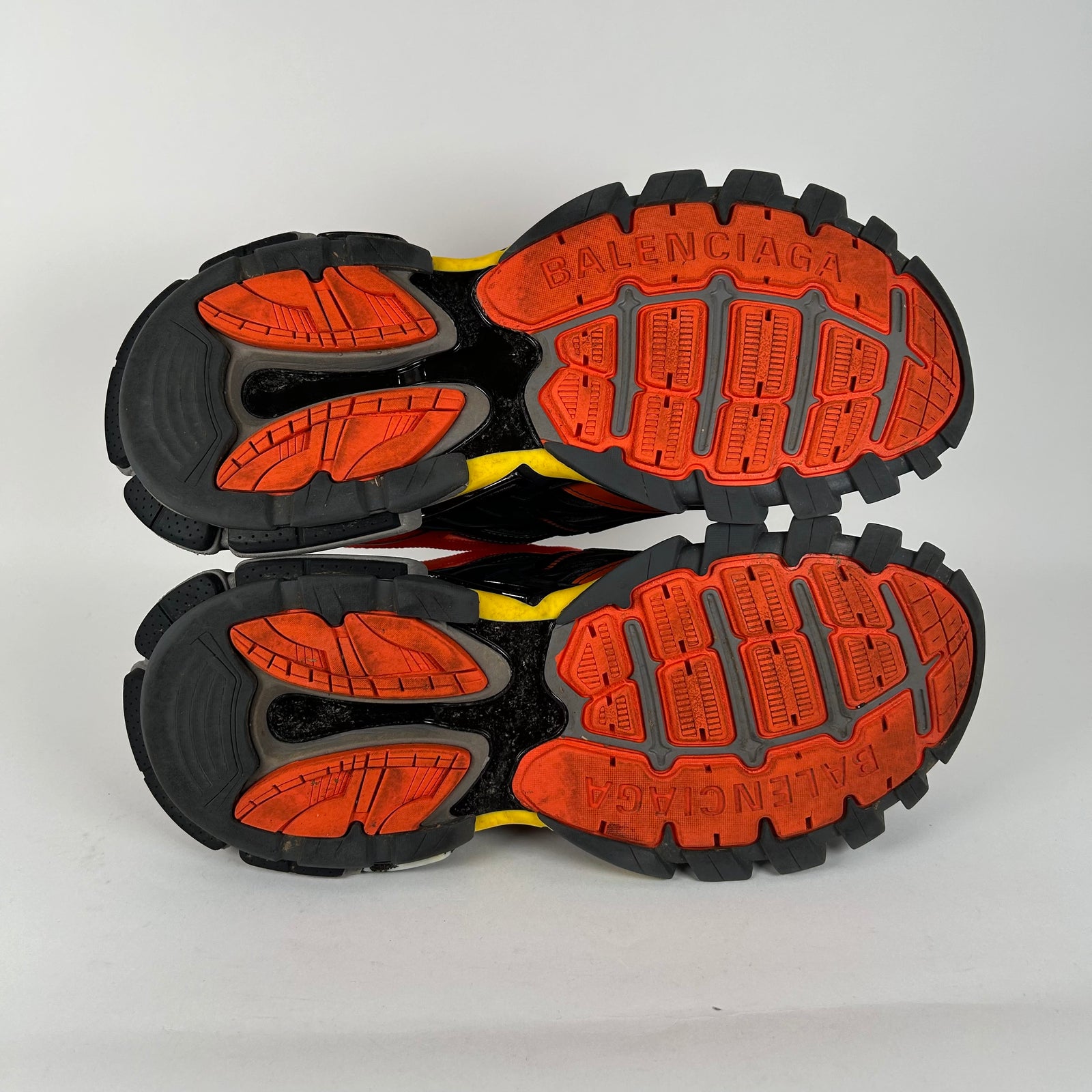 Balenciaga Orange/Black Track 2 Sneaker Size 12
