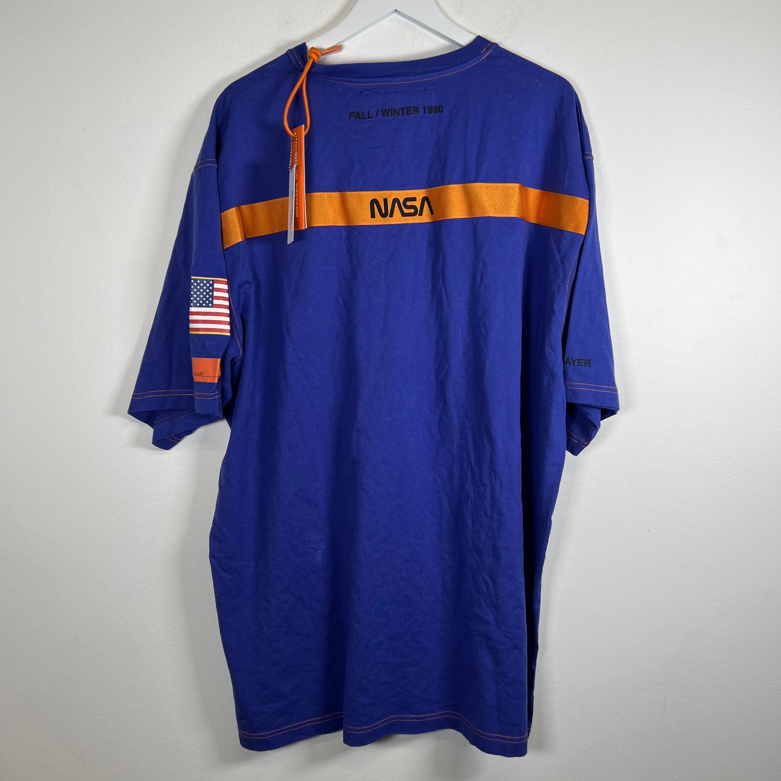 Heron Preston Blue NASA Tee Size 2XL