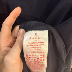 Marni Navy Logo T-Shirt Size M