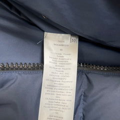 Dior Woven Down Jacket Navy Size 50it