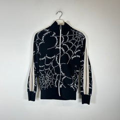 Palm Angels Black Spiderweb Track Jacket Size M