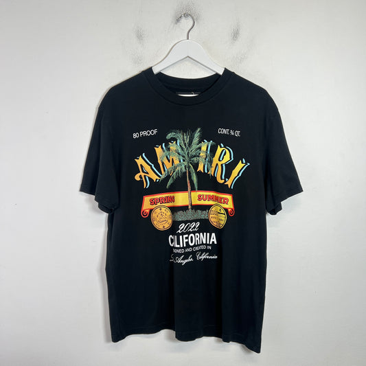 Amiri Rum Label Logo T-Shirt