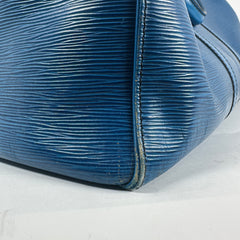 Louis Vuitton Blue Epi Leather Duffle Keepall Size 45