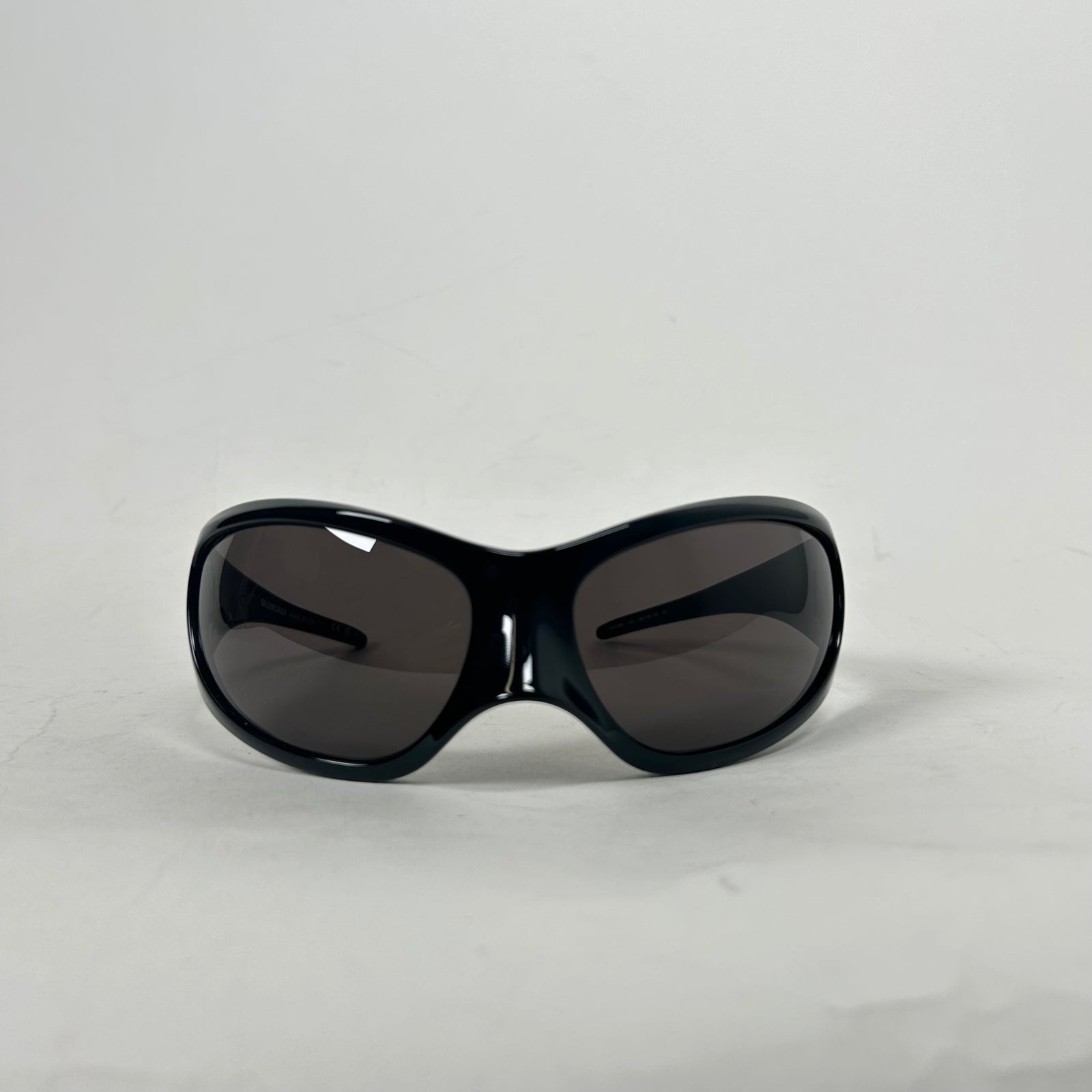 Balenciaga Black Skin Cat Runway Sunglasses