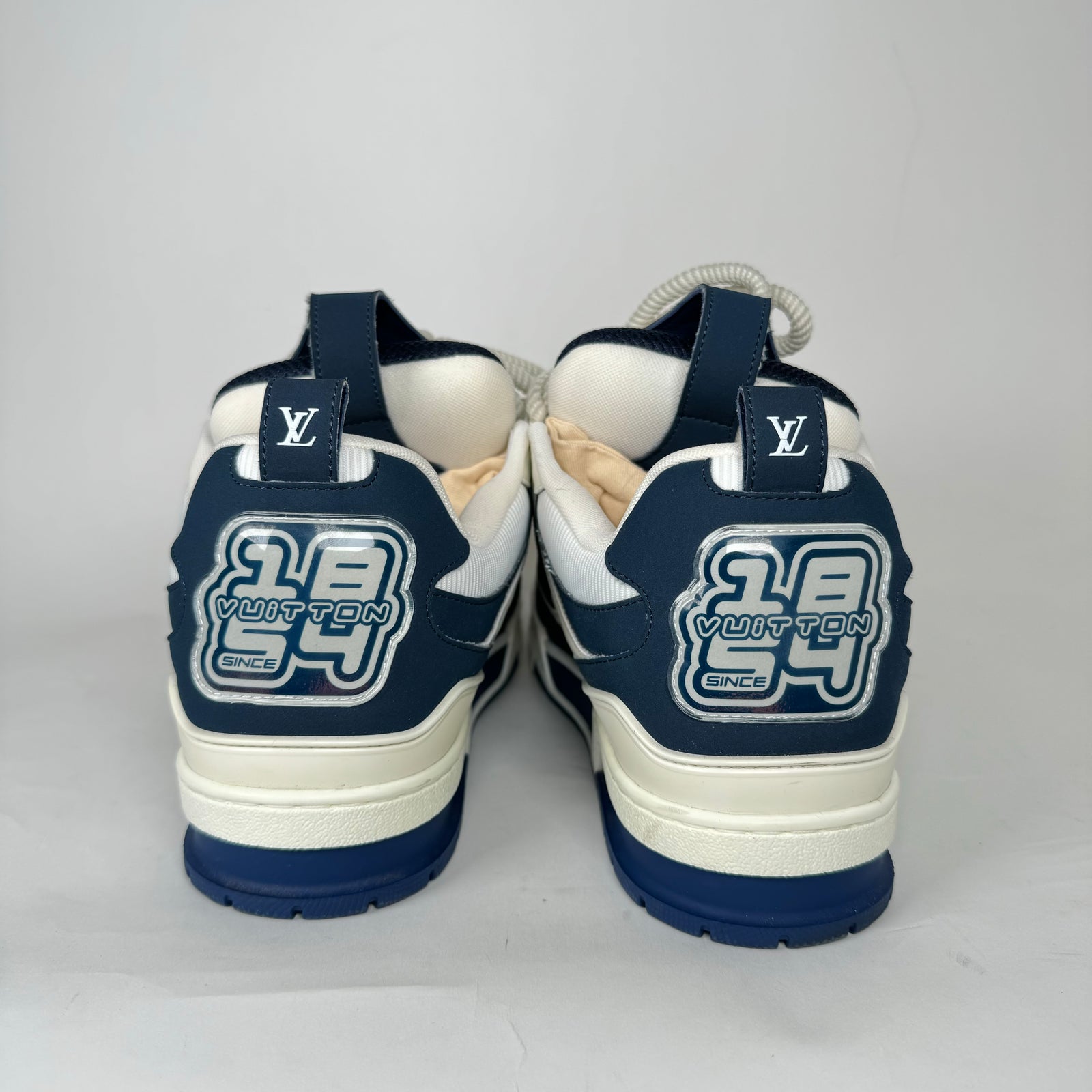 Louis Vuitton Navy Skate Sneakers Size LV 9