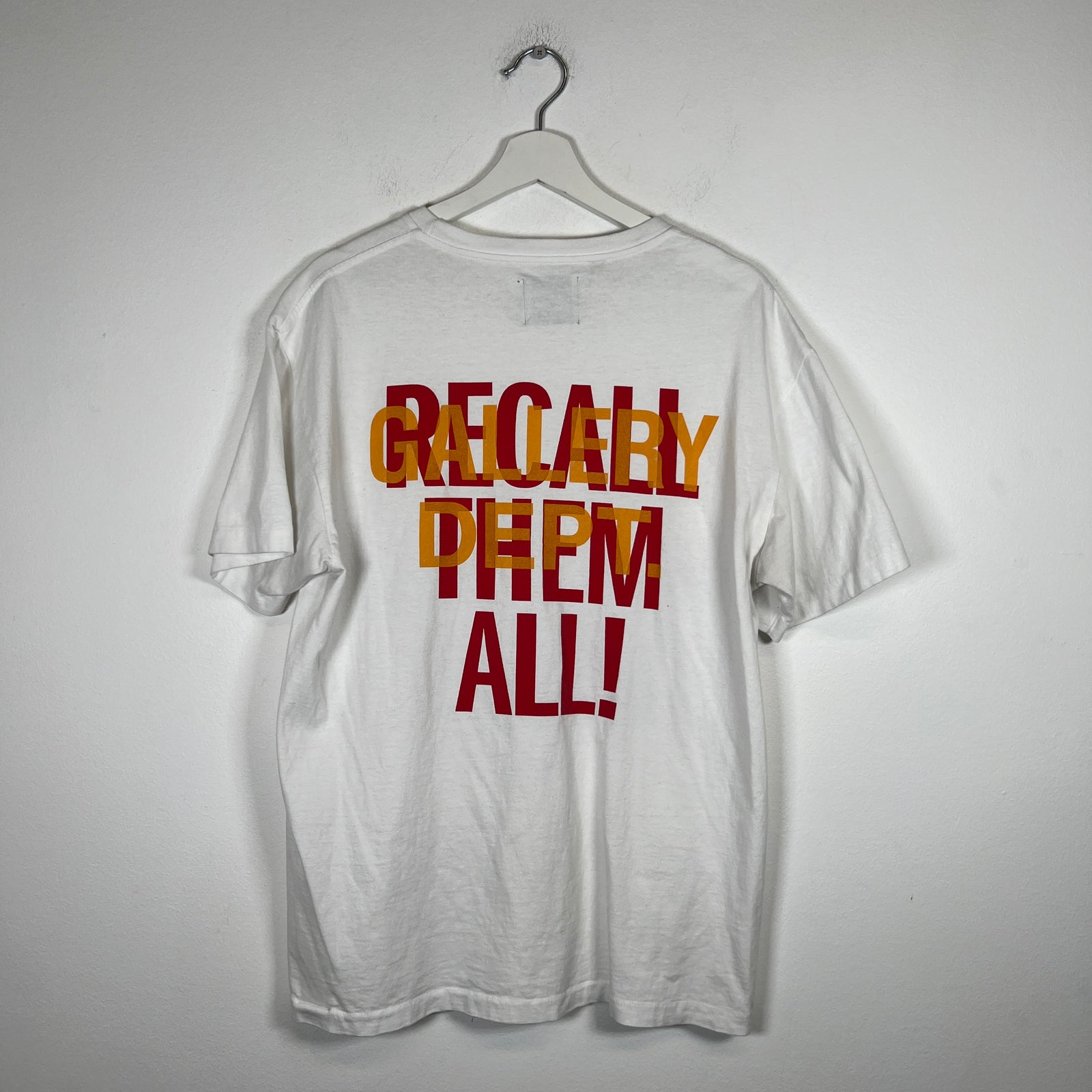 Gallery Dept White Big G Ball Tee Size M