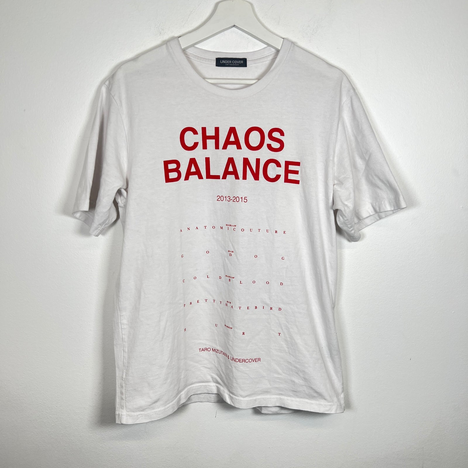 Undercover 'Chaos Balance' T-Shirt Size 3