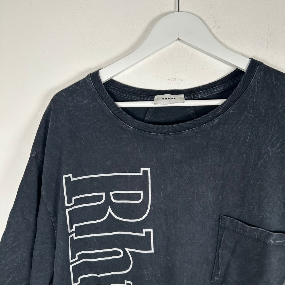 Rhude Stone Washed Graphic T-Shirt Size L