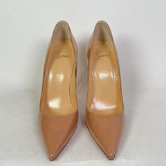 Christian Louboutin Nude Patent Kate 120 Heels Size 41