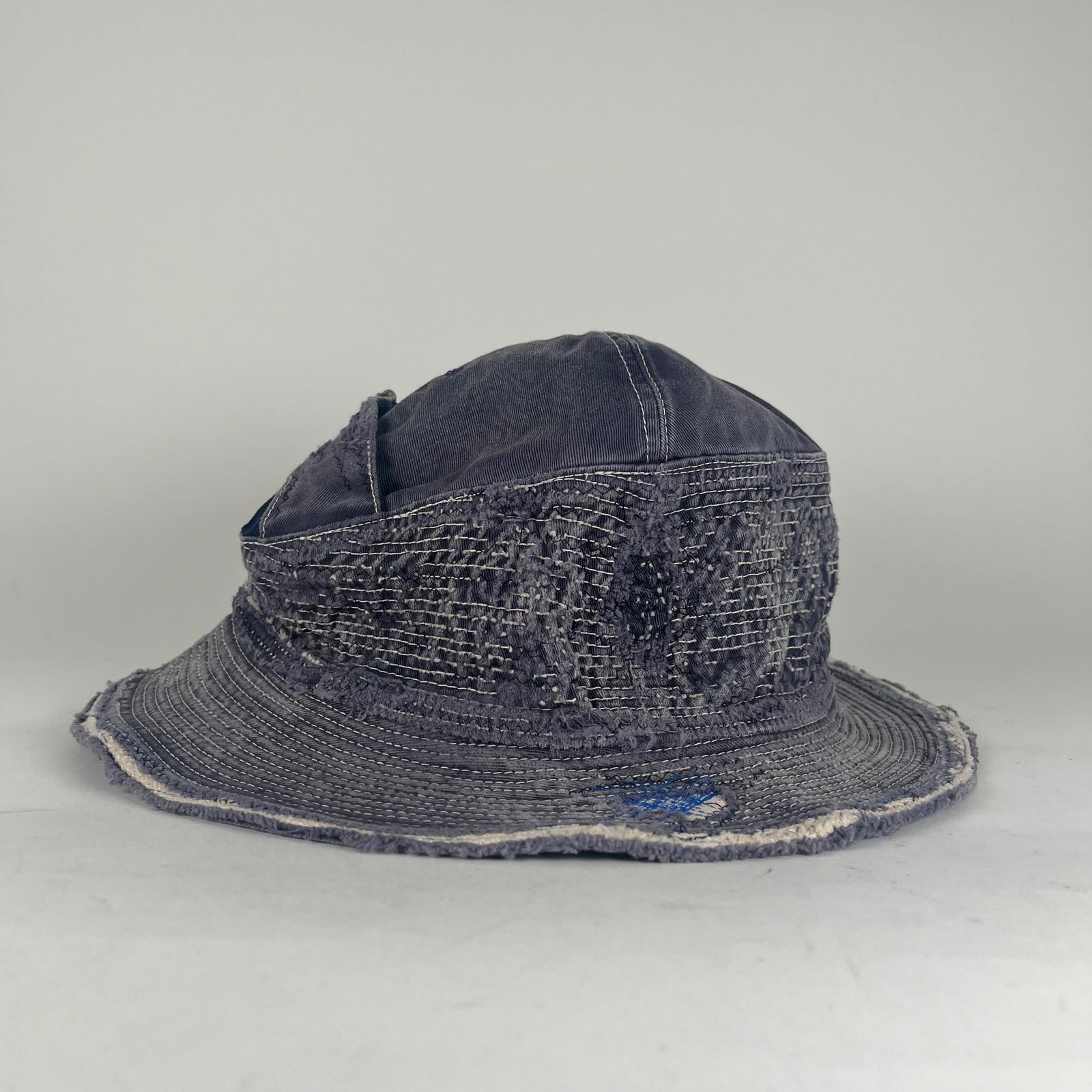 Kapital Dark Boro Jean Bucket Hat