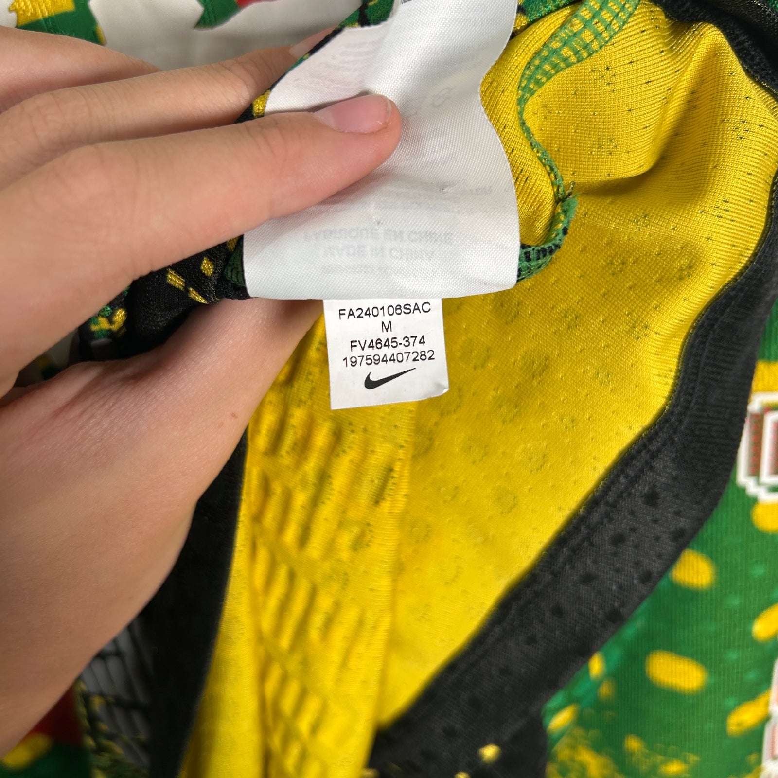 Nike x Cactus Jack Green 'Air Cactus" Goalie Jersey Size M
