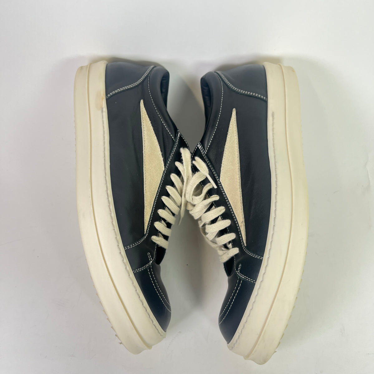 Rick Owens Mainline Low-Top Vintage Sneakers