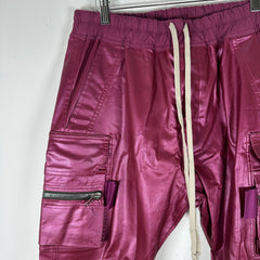Rick Owens 'Fuchsia' Mastadon Cargo Pants Size 40