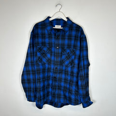 Celine Blue Wool Flannel Size L