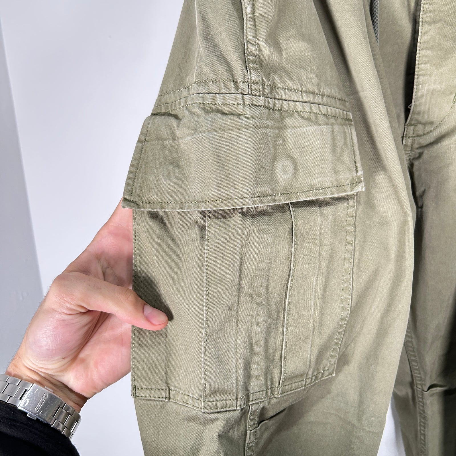 Comme Des Garcons Army Green Cargo Pants Size L