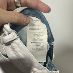 Maison Margiela White Painted Jeans Size 32