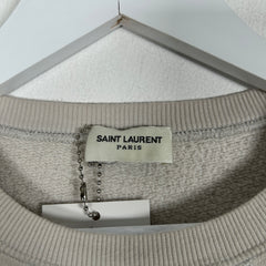 Saint Laurent 'YSL' Logo Crewneck Size M