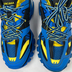 Balenciaga Blue/Yellow LED Track Sneaker Size 44