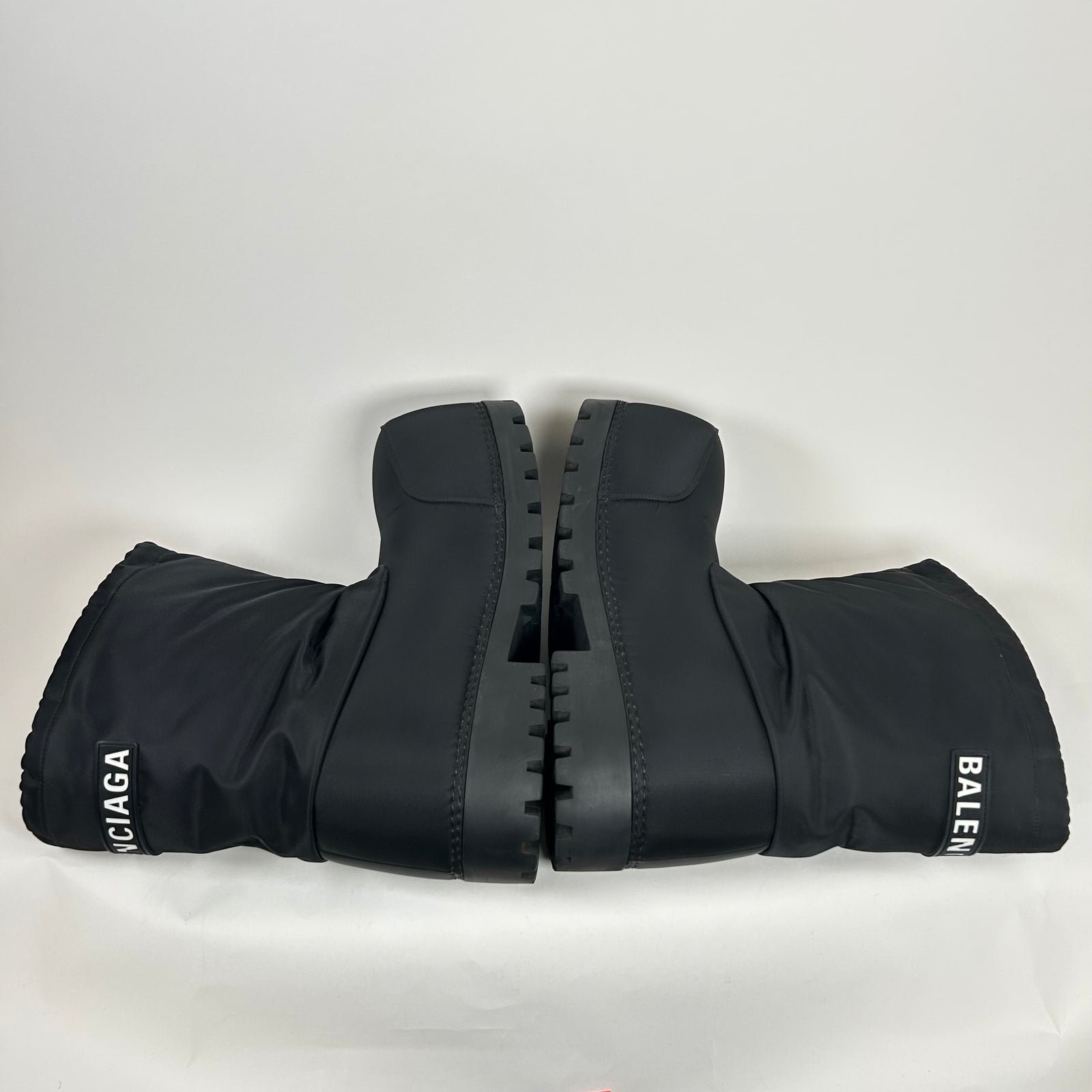 Balenciaga Black Alaska Nylon Boots OSFA