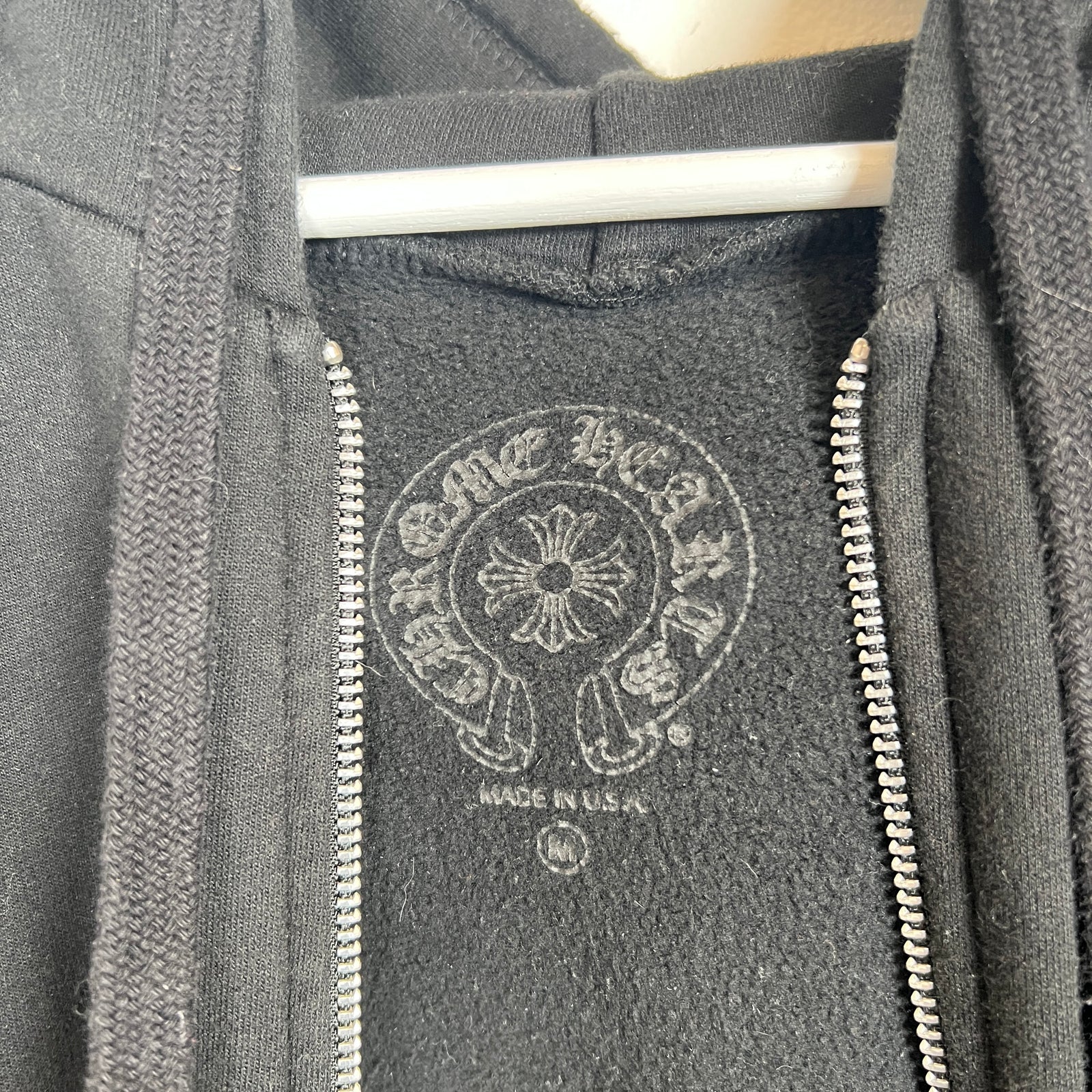 Chrome Hearts Vertical Logo Zip-Up Size M