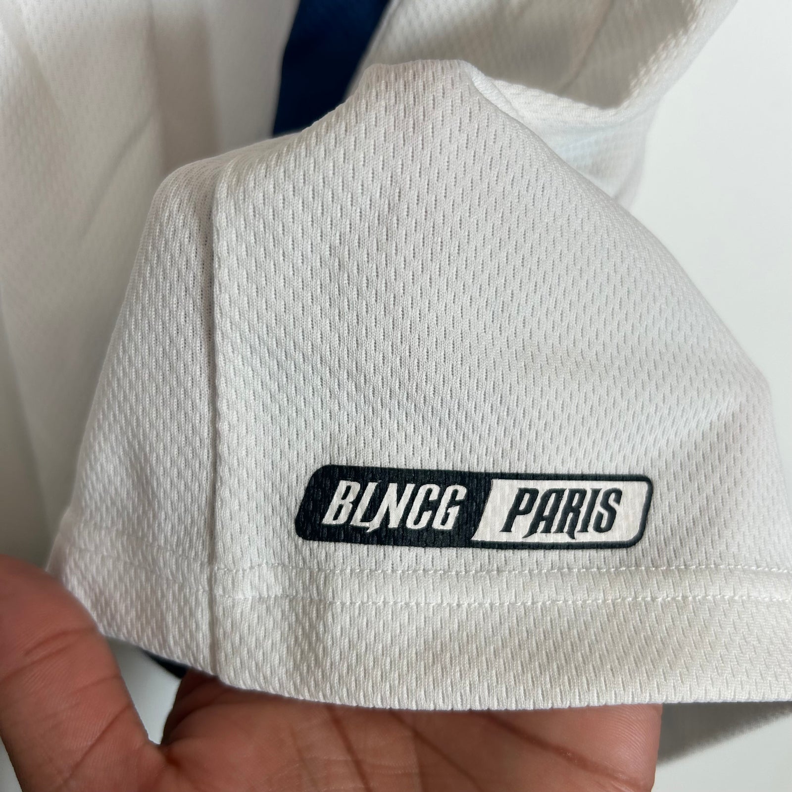 Balenciaga White Mesh Hockey Shorts Size XXL