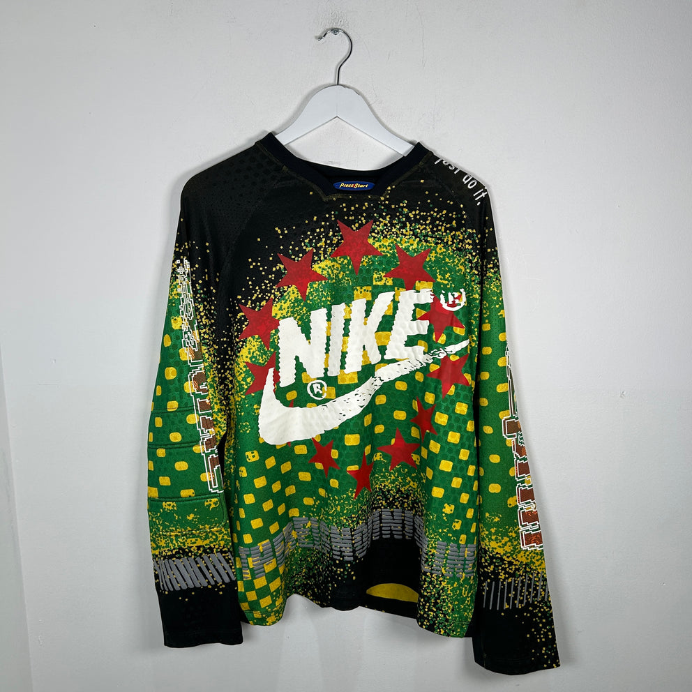 Nike x Cactus Jack Green 'Air Cactus" Goalie Jersey Size M