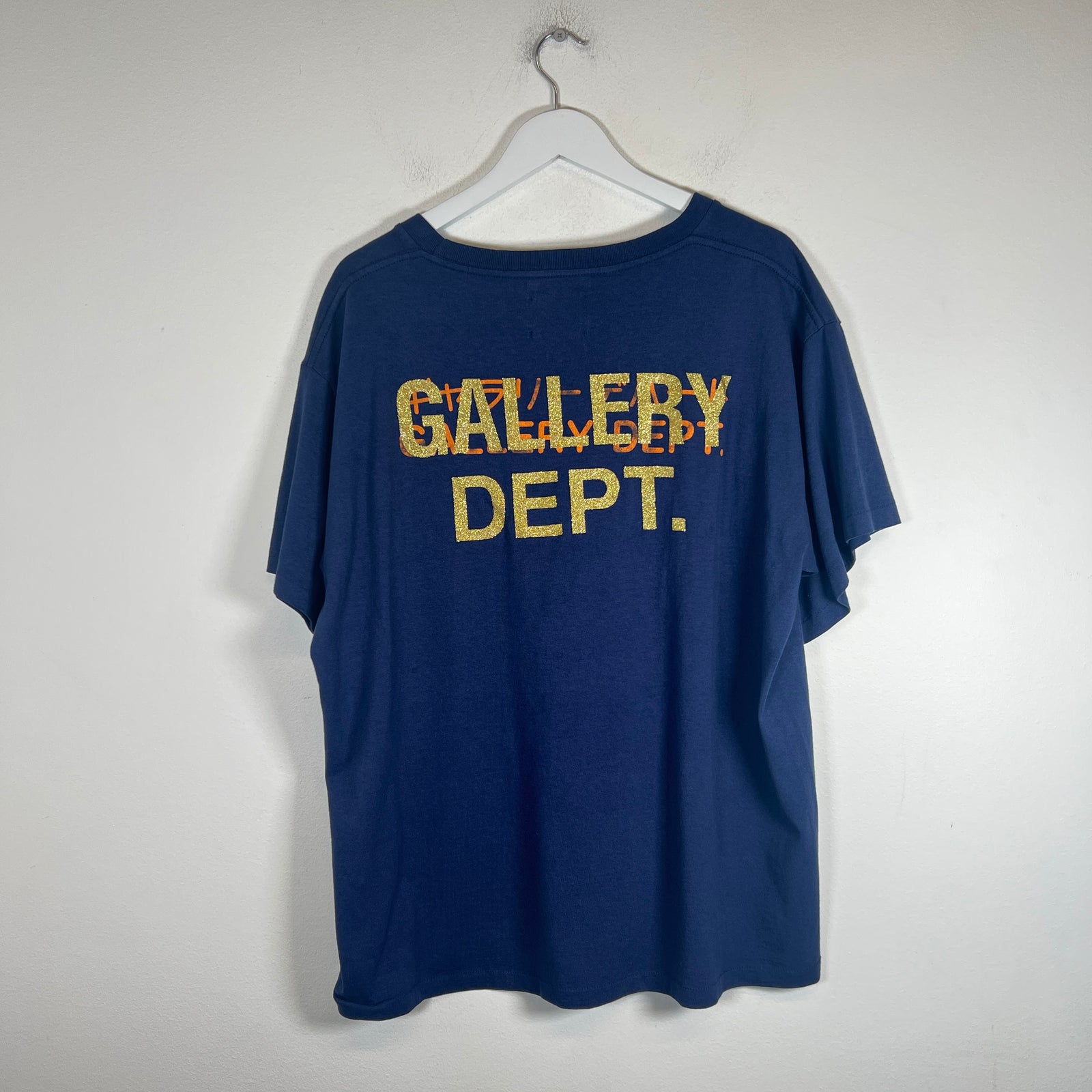 Gallery Dept Navy Tokyo T-Shirt Size L