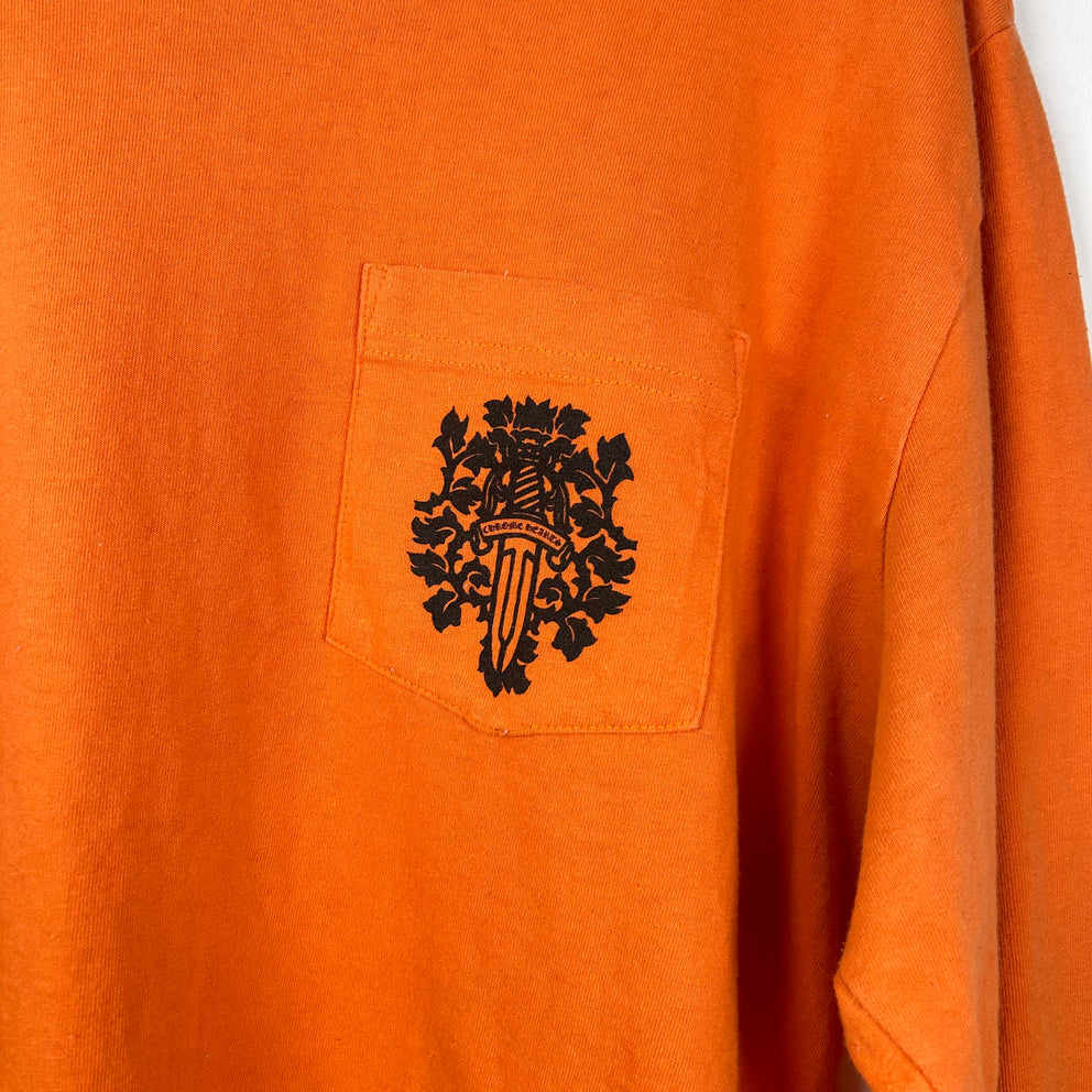 Chrome Hearts Orange Dagger Vine Longsleeve Size XL
