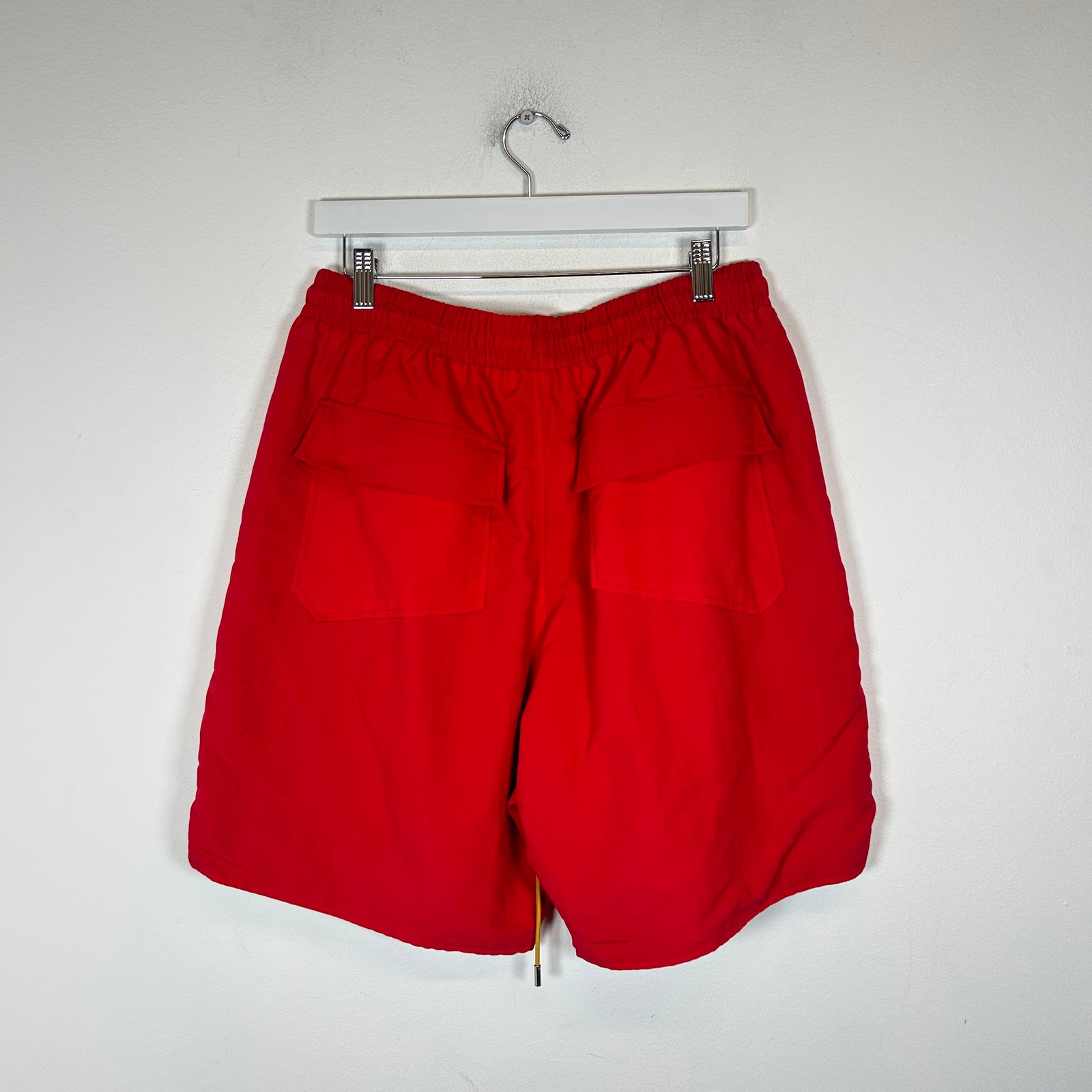 Rhude Red Logo Nylon Shorts Size XXL
