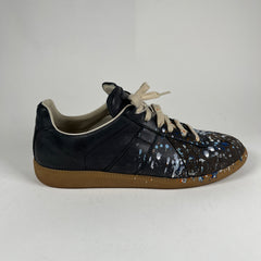 Maison Margiela Navy Paint Splatter Gats Size 43