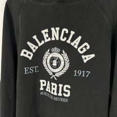 Balenciaga 1917 Paris College Hoodie Size 4