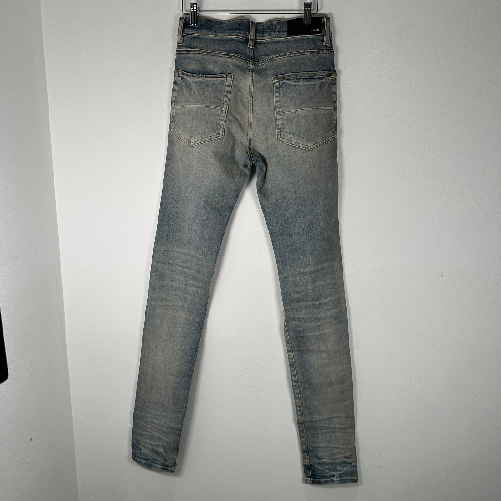 Amiri Thrashed Patch Jeans Size 29