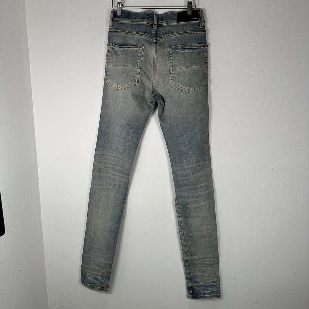 Amiri Thrashed Patch Jeans Size 29