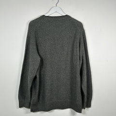 Loro Piana Gray/Green Knit Baby Cashmere Sweater Size 56