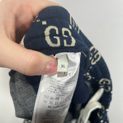 Gucci Navy GG Monogram Track Pant Size XL