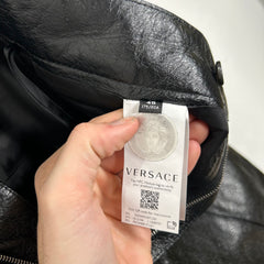 Versace Leather Pants Size M