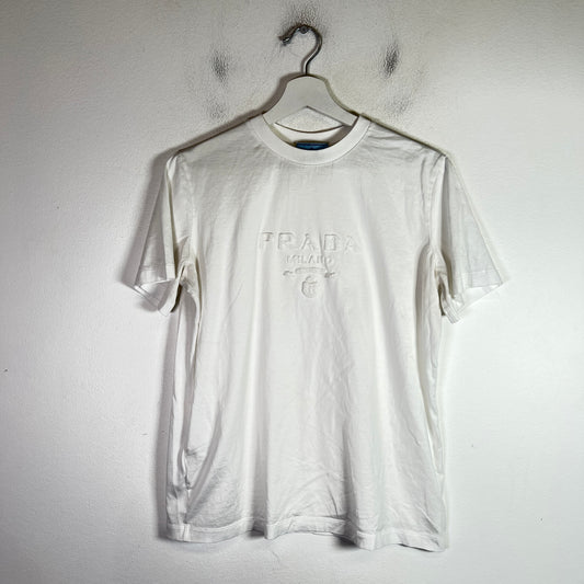 Prada Terry Cloth Logo T-Shirt