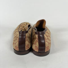 Gucci GG Monogram Horsebit Loafers 10.5