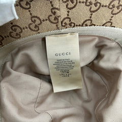 Gucci Brown GG Supreme Canvas Bucket Hat
